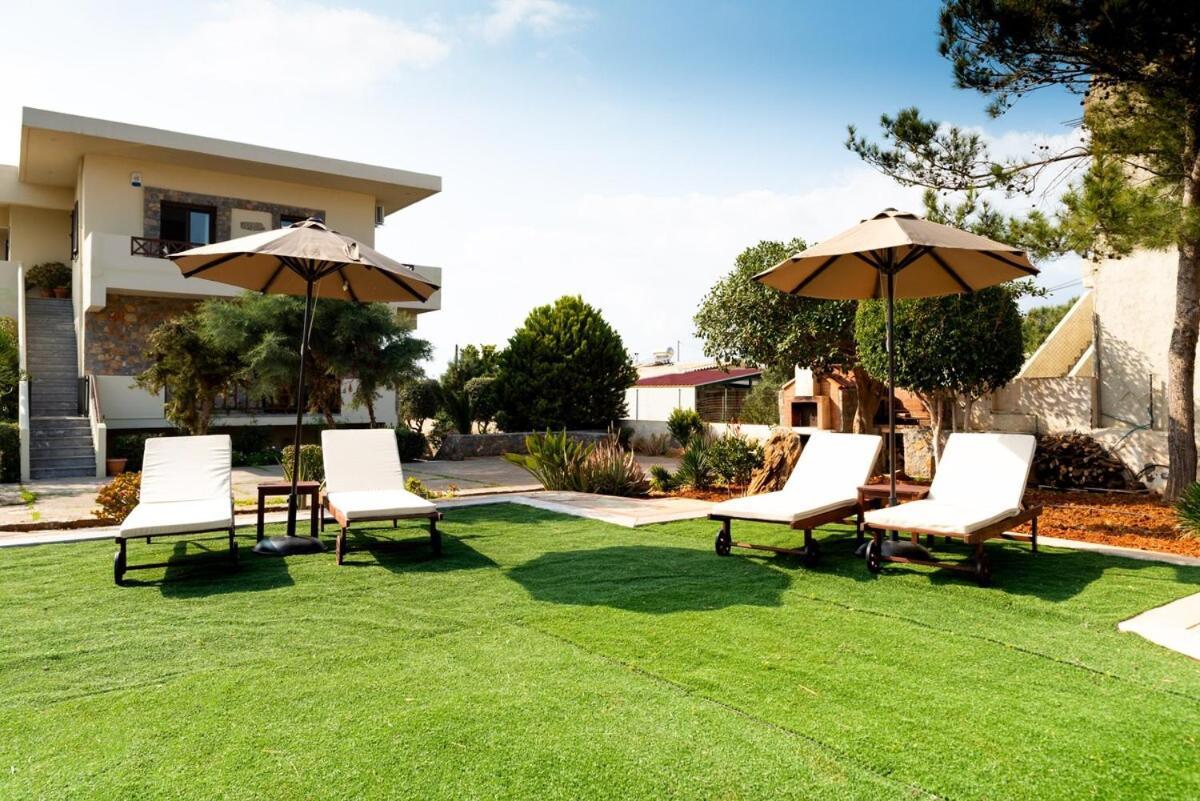 Villa Thalia Gouves Bagian luar foto