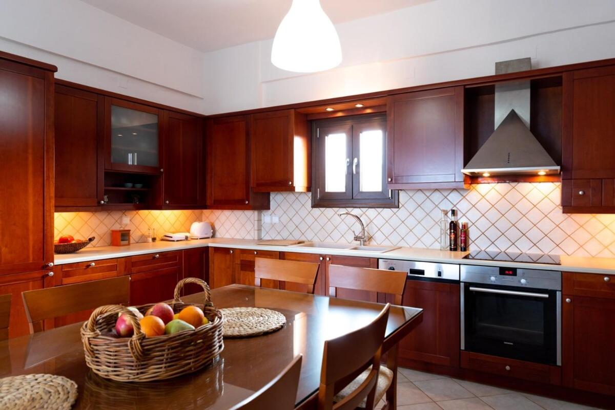 Villa Thalia Gouves Bagian luar foto
